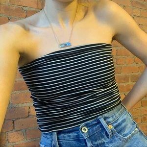 American eagle striped tube top